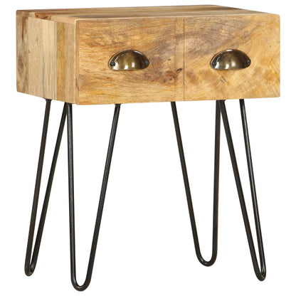 Bedside Cabinet | Brown | Solid Mango Wood | 40x30x50 cm