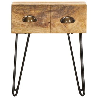 Bedside Cabinet | Brown | Solid Mango Wood | 40x30x50 cm