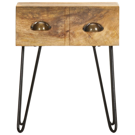 Bedside Cabinet | Brown | Solid Mango Wood | 40x30x50 cm