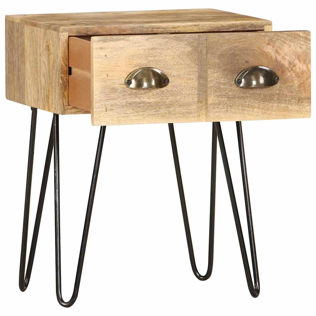 Bedside Cabinet | Brown | Solid Mango Wood | 40x30x50 cm