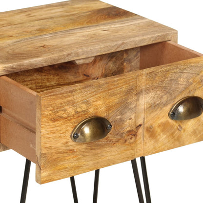 Bedside Cabinet | Brown | Solid Mango Wood | 40x30x50 cm