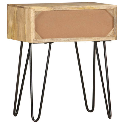 Bedside Cabinet | Brown | Solid Mango Wood | 40x30x50 cm