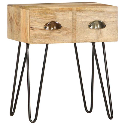 Bedside Cabinet | Brown | Solid Mango Wood | 40x30x50 cm
