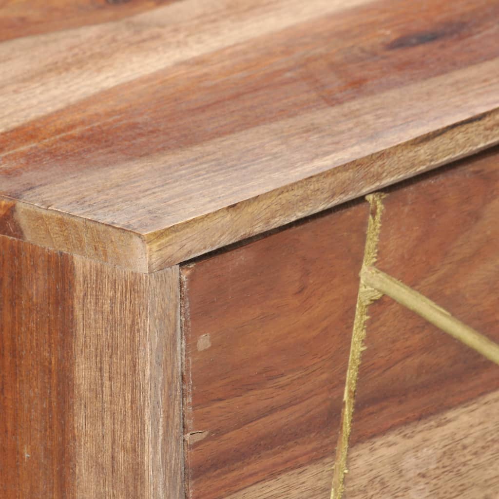 Writing Desk with Drawers 39.4"x21.7"x29.5" Solid Acacia Wood