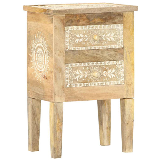 Bedside Cabinet | Multicolour | Solid mango wood | Small | Vintage