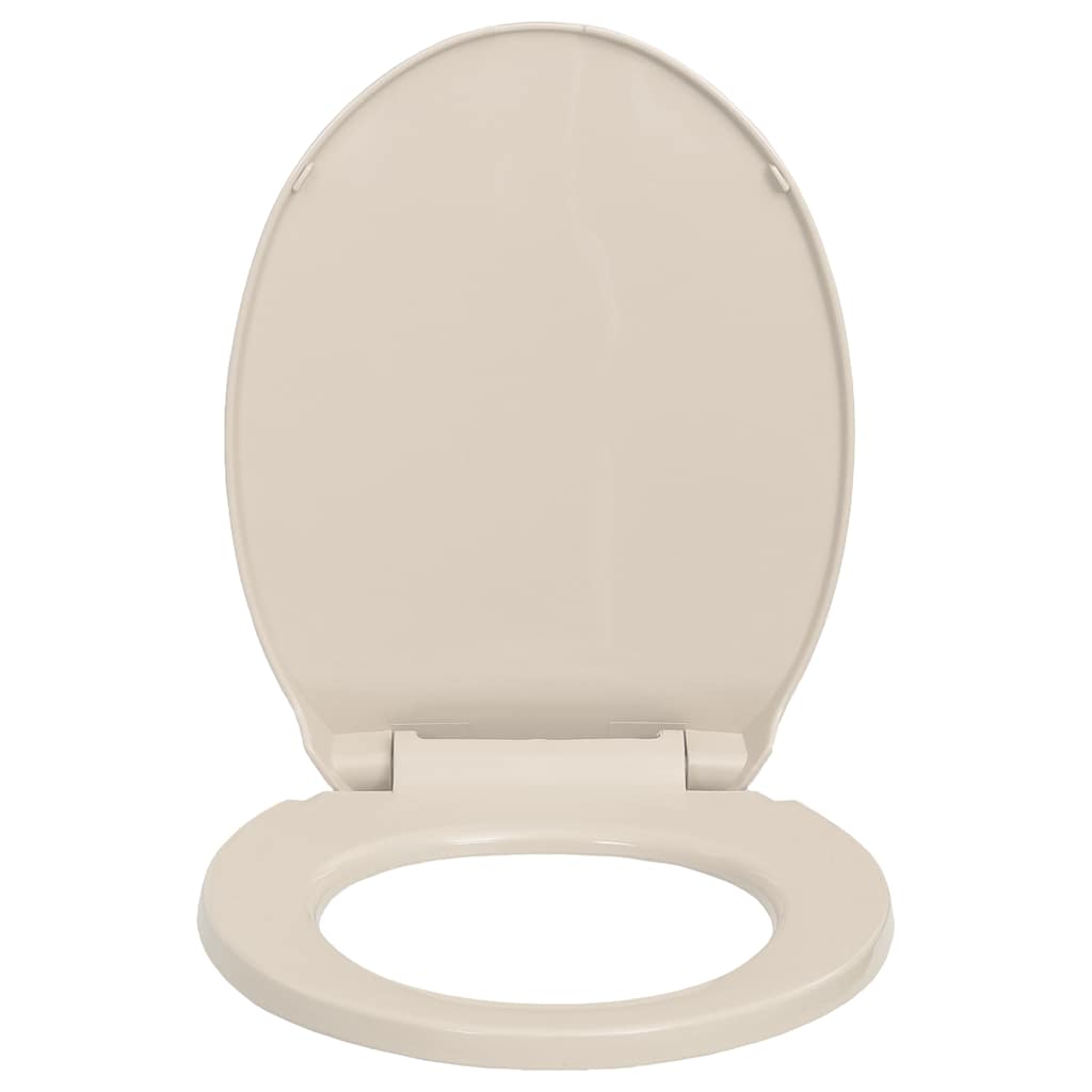 Soft-Close Toilet Seat Apricot Oval