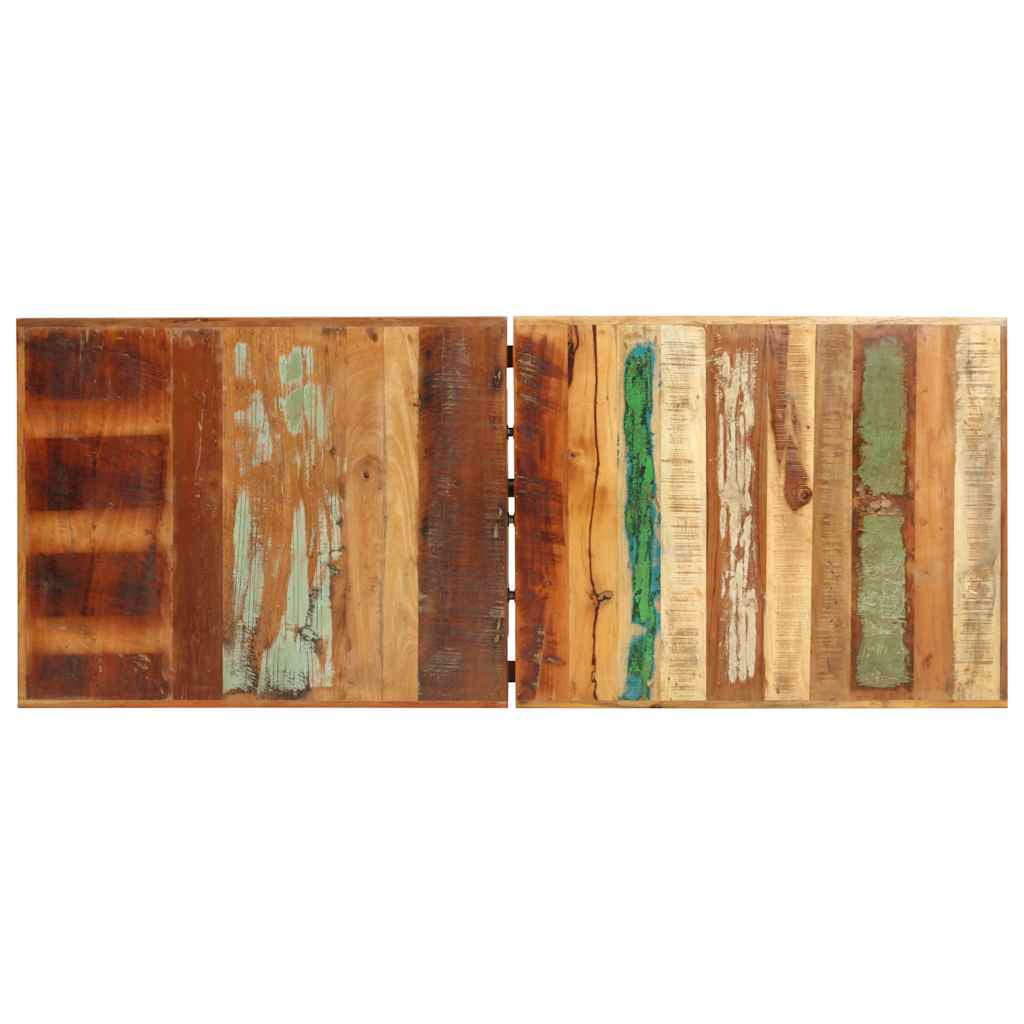 Bar Table | Brown and Black | Solid Reclaimed Wood, Powder Coated Steel