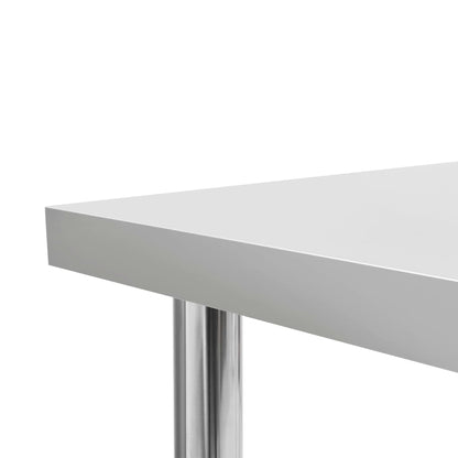 Kitchen Work Table 120x60x85 cm Stainless Steel