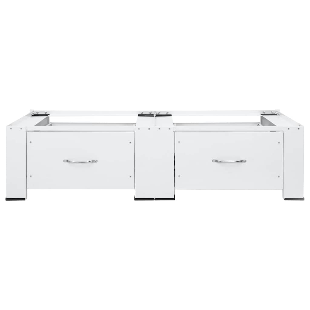 Washing machine pedestals White Steel