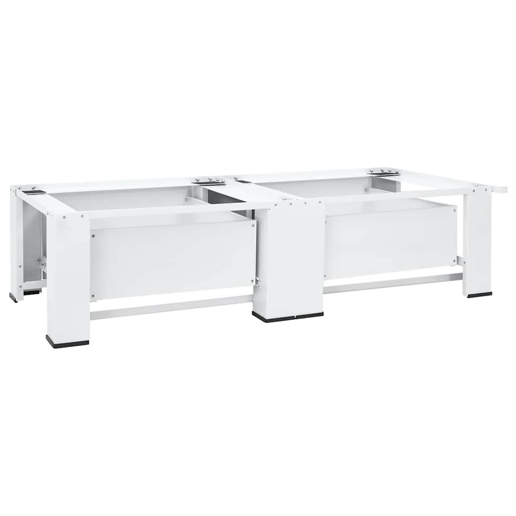 Washing machine pedestals White Steel