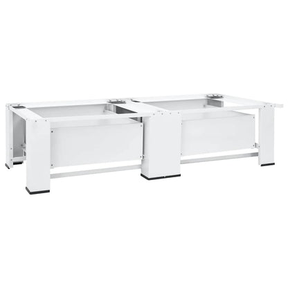 Washing machine pedestals White Steel