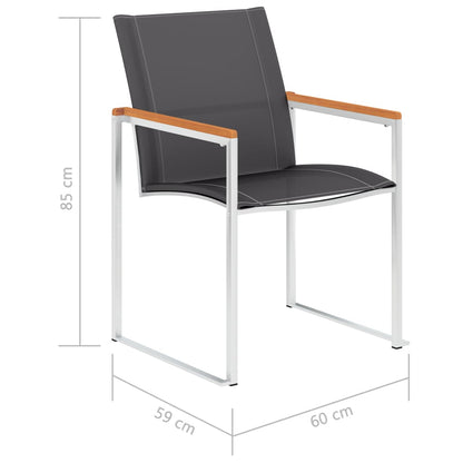 Garden Chair | Set of 2 | Grey
