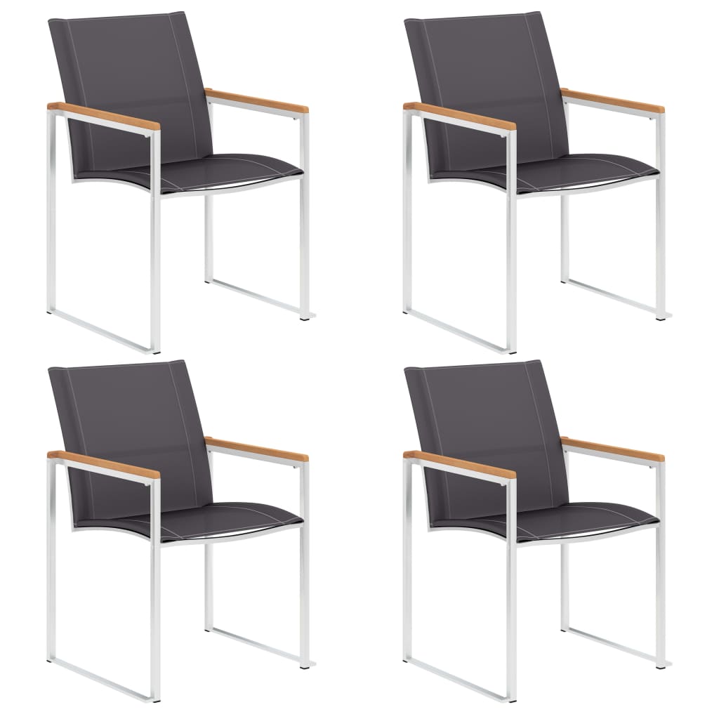 Garden Chair | Set of 4 | Grey