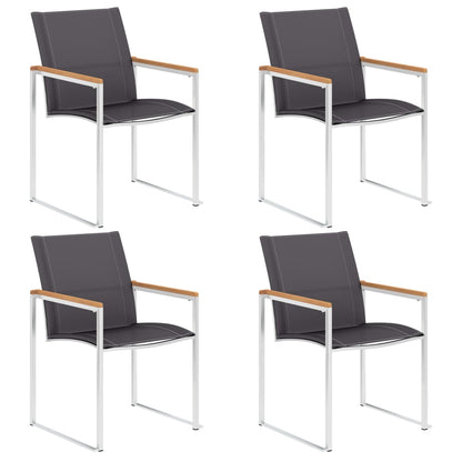 Garden Chair | Set of 4 | Grey