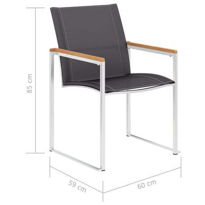 Garden Chair | Set of 4 | Grey