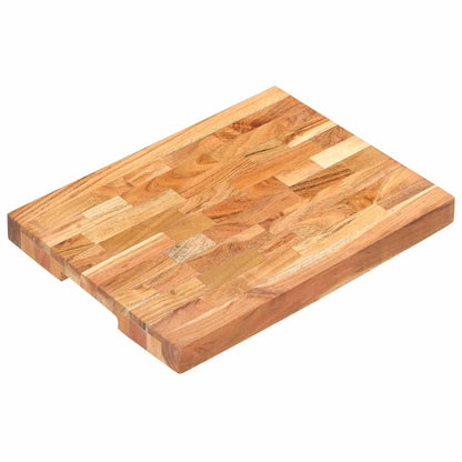 Chopping Board 15.7"x11.8"x1.6" Solid Wood Acacia