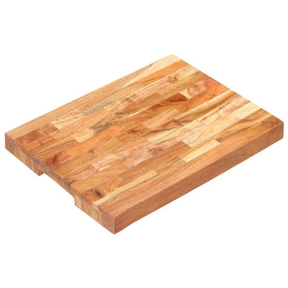 Chopping Board 15.7"x11.8"x1.6" Solid Wood Acacia