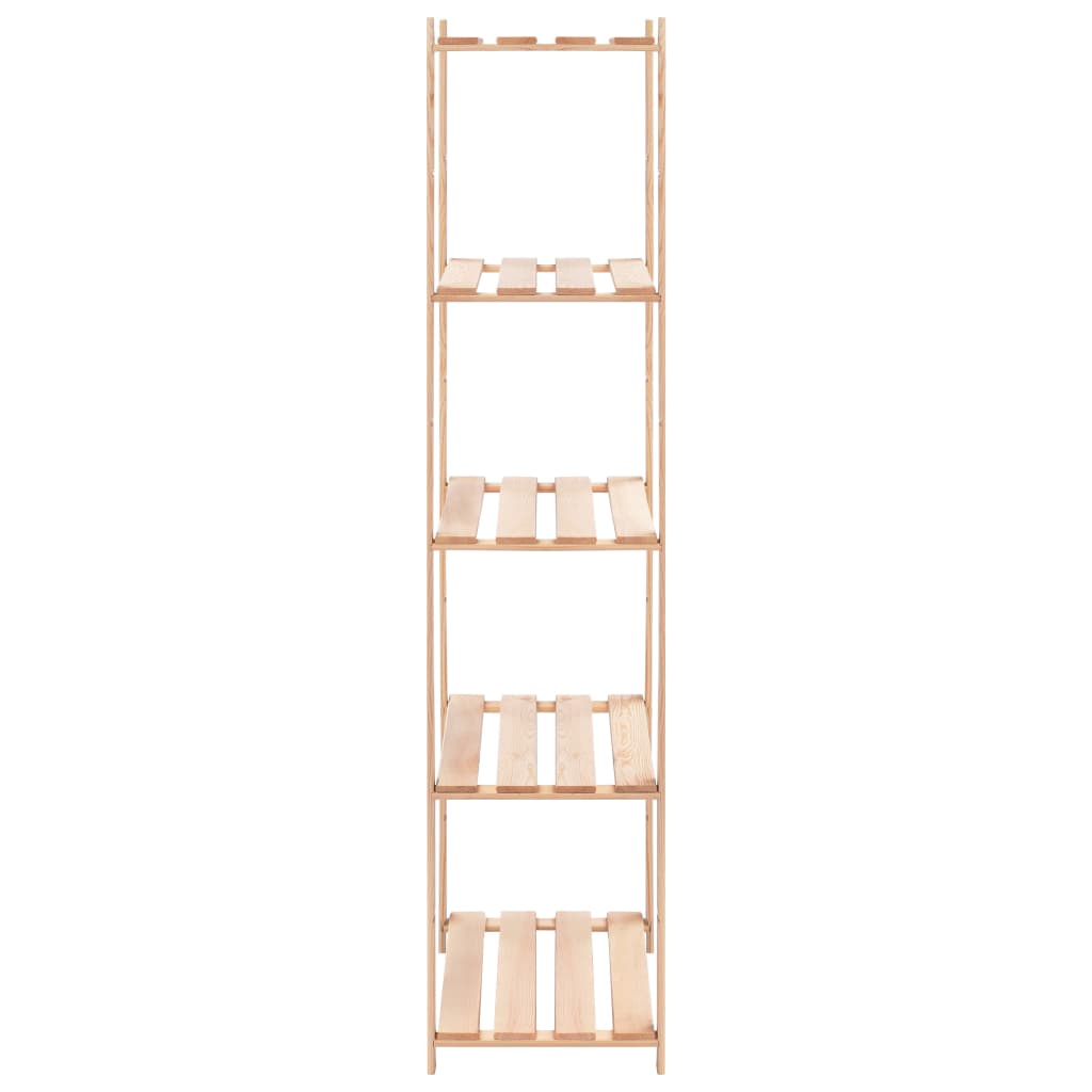 5-Tier Storage Racks 2 pcs 80x38x170 cm Solid Pinewood 250 kg