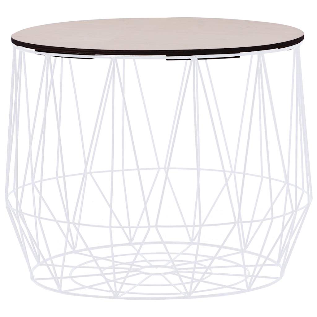 287662 vidaXL Coffee Table 2 pcs White