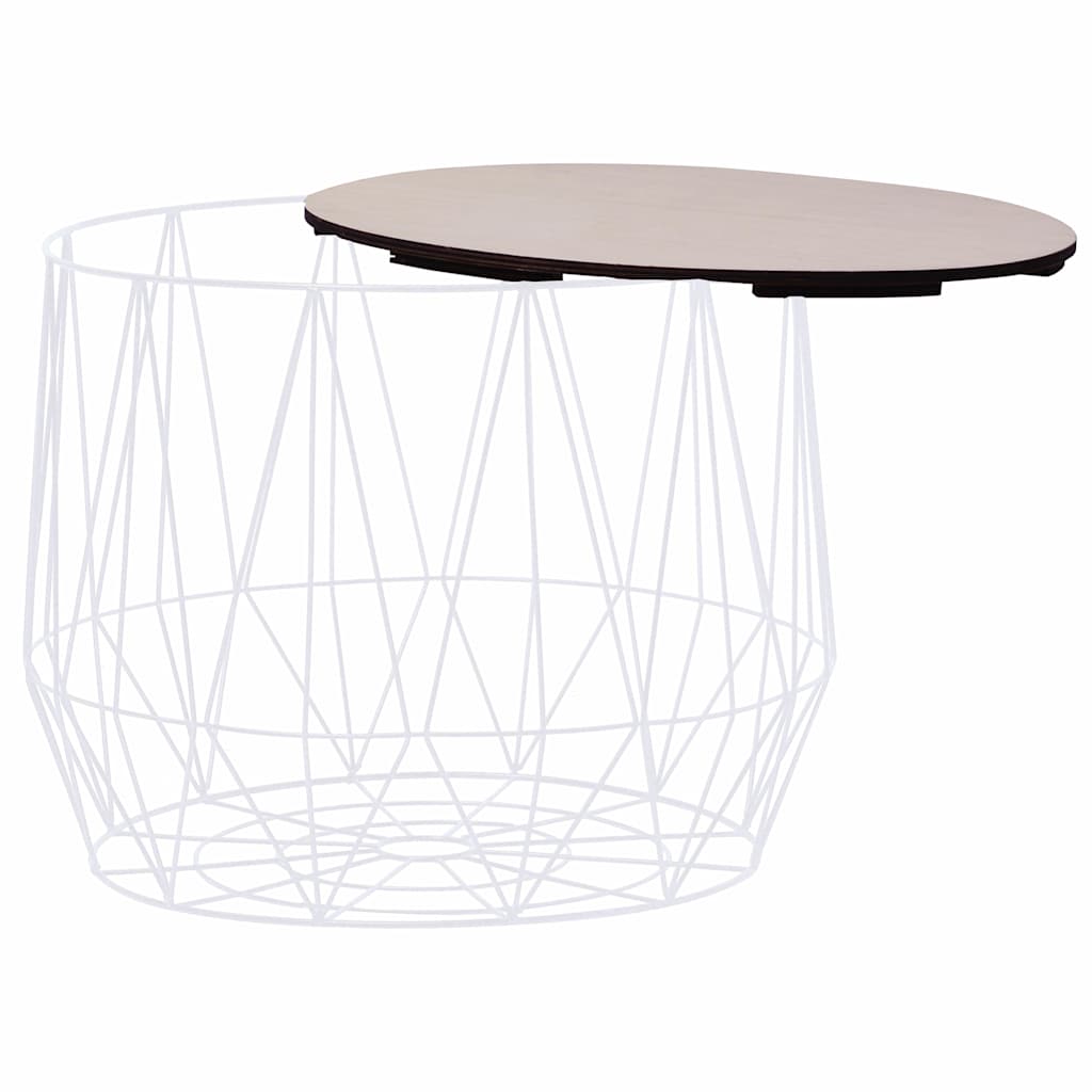 287662 vidaXL Coffee Table 2 pcs White