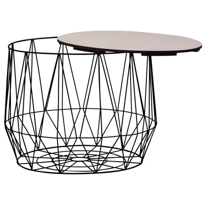Coffee Table 2 pcs Black