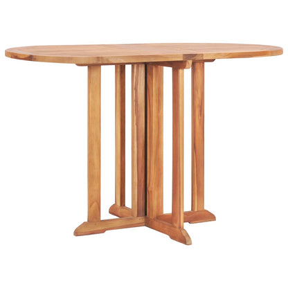 Outdoor Dining Set | Natural Teak | Solid Teak Wood | 5 Piece Set