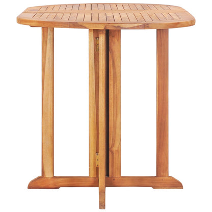 Outdoor Dining Set | Natural Teak | Solid Teak Wood | 5 Piece Set
