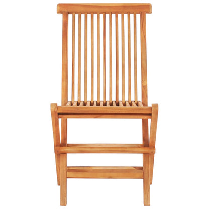 Outdoor Dining Set | Natural Teak | Solid Teak Wood | 5 Piece Set