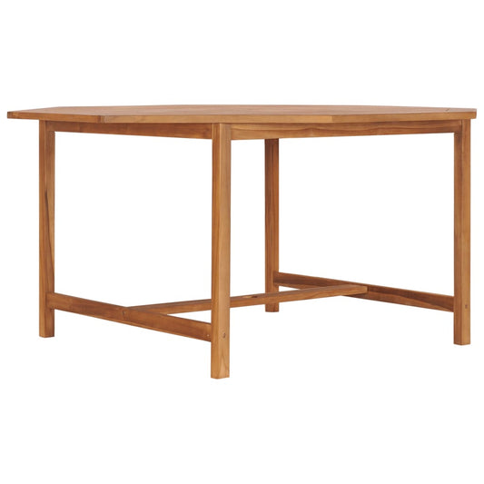 Dining Table | Teak Brown | Solid Teak Wood | Large | Durable