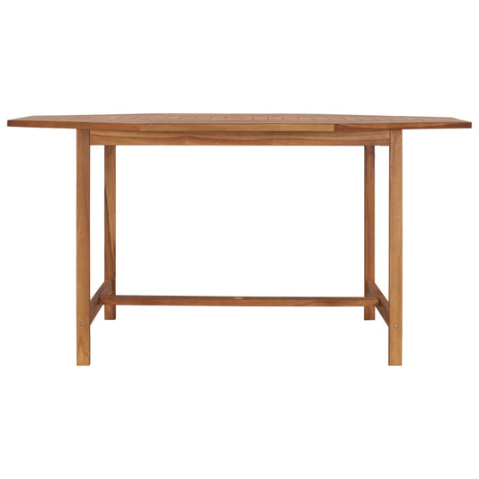 Dining Table | Teak Brown | Solid Teak Wood | Large | Durable
