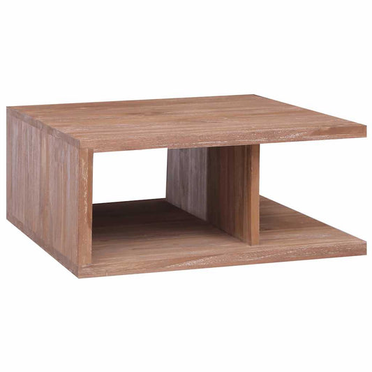Coffee Table | Brown | Solid Teak Wood | 70cm Square | Coffee Table