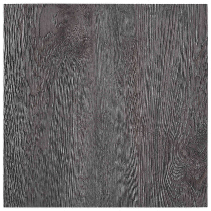 Flooring Planks 5.11 m² 55 pcs PVC Black and Grey