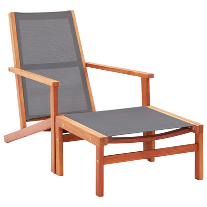 Garden Chair | Grey | Solid eucalyptus wood | Medium | Foldable