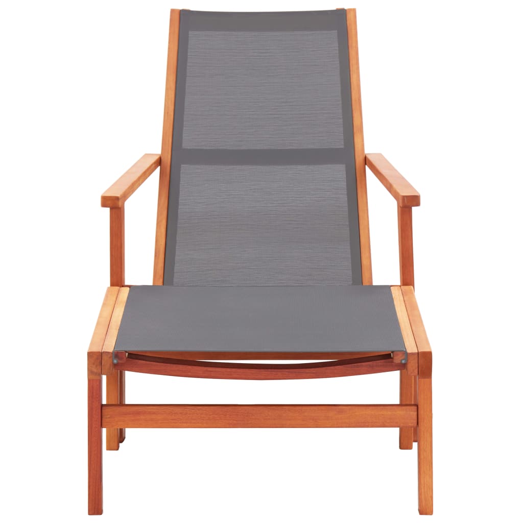Garden Chair | Grey | Solid eucalyptus wood | Medium | Foldable