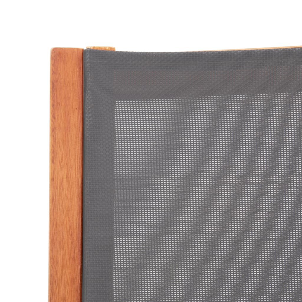 Garden Chair | Grey | Solid eucalyptus wood | Medium | Foldable
