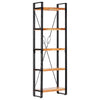 5-Tier Bookcase 60x30x180 cm Solid Acacia Wood