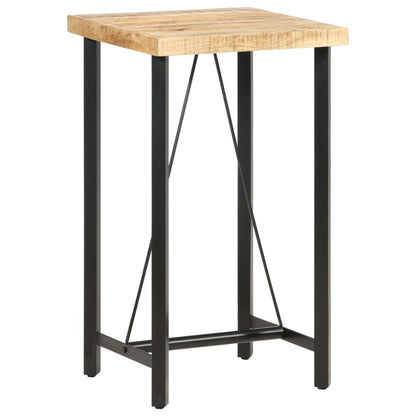 Bar Table 60x60x107 cm Rough Mango Wood