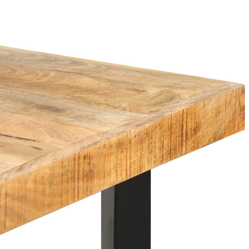 Bar Table 180x70x107 cm Rough Mango Wood