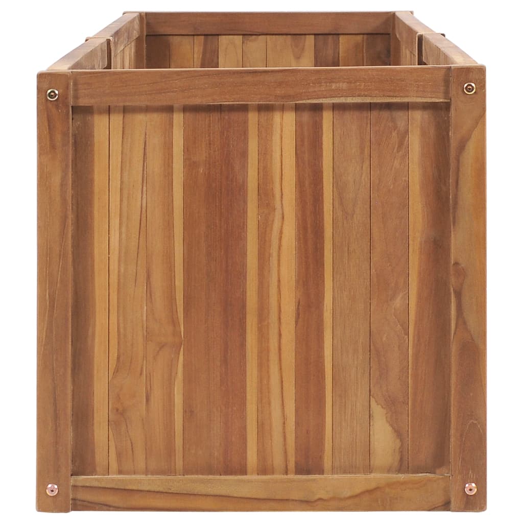 Garden Raised Bed 200x50x50 cm Solid Teak Wood