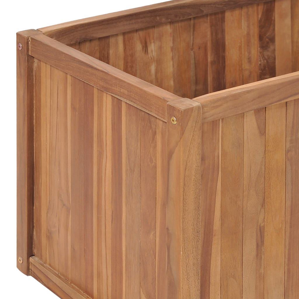Garden Raised Bed 200x50x50 cm Solid Teak Wood