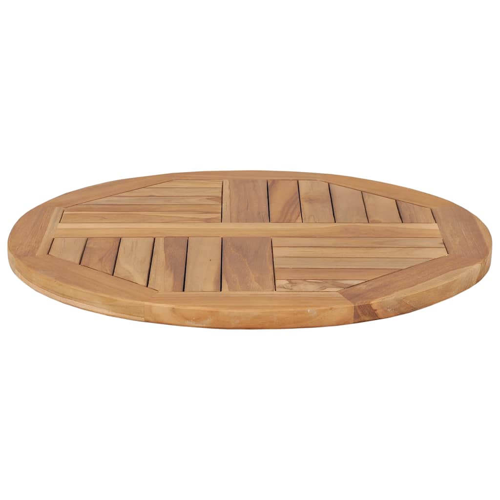 Tabletop | Natural Teak | Solid Teak Wood | 60 cm | Durable
