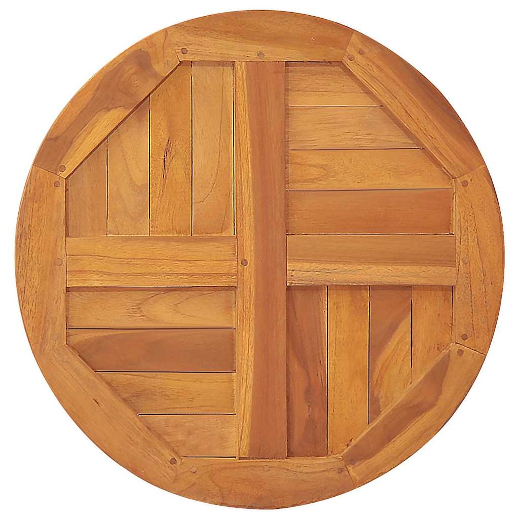 Tabletop | Natural Teak | Solid Teak Wood | 60 cm | Durable