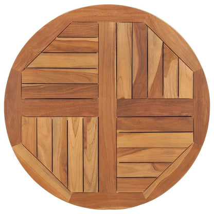 Table Top Solid Teak Wood Round 1" 27.6