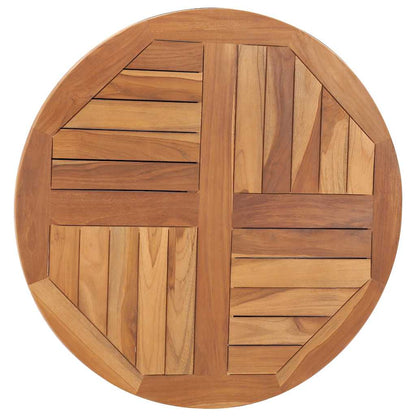 Table Top Solid Teak Wood Round 1" 27.6