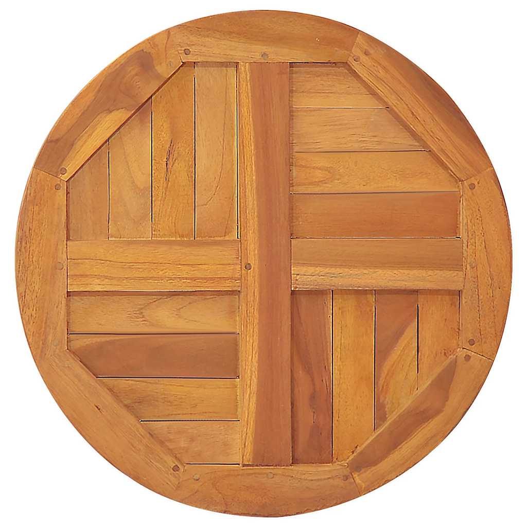 Table Top Solid Teak Wood Round 1" 27.6
