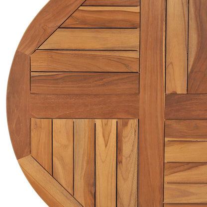 Table Top Solid Teak Wood Round 1" 27.6