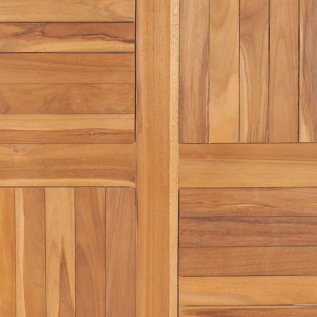 Tabletop Natural Teak Solid teak wood 35.4 in diameter Durable