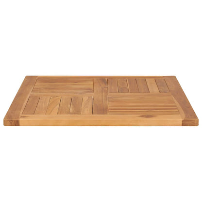 Table Top | Teak | Solid teak wood | 70x70 cm | Durable | Table Top