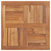 Table Top Solid Teak Wood Square 80x80x2.5 cm