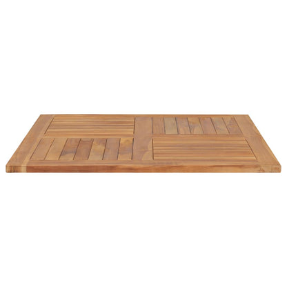 Table Top | Natural Teak | Solid Teak Wood | 90x90 cm | Durable